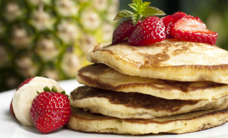 Easy Tropical Pancake Breakfast Recipe